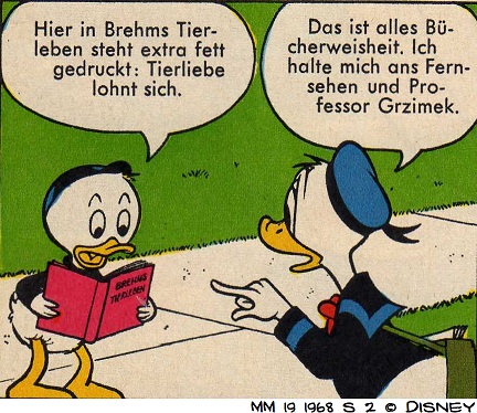 Datei:Brehms Tierleben Pro. Grzimek Bücherweisheiten MM 19 1968 S2.jpg