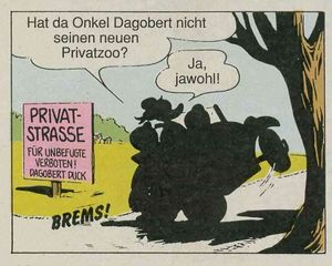 PRIVATSTRASSE FÜR UNBEFUGTE VERBOTEN! DAGOBERT DUCK FC 263 TGDD 113 (1991) S42.jpg