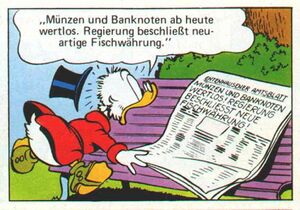 MUNZEN UND BANKNOTEN WERTLOS REGIERUNG BESCHLIESST NEUE FISCHWAHRUNG FC 456 TGDD 81-1985-S33.jpg