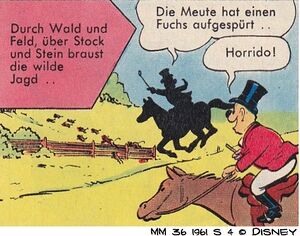 Allgemeines deutsches Kommersbuch Hubertusfeier uber Stock und Stein braust die wilde Jagd MM 36 1961 S04-B-.jpg
