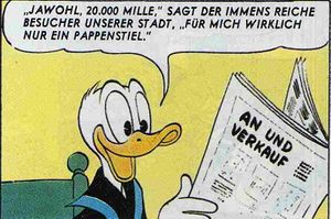 Pappenstiel Ausdruck für VergänglichesPusteblume MM 10 1952 S4.jpg